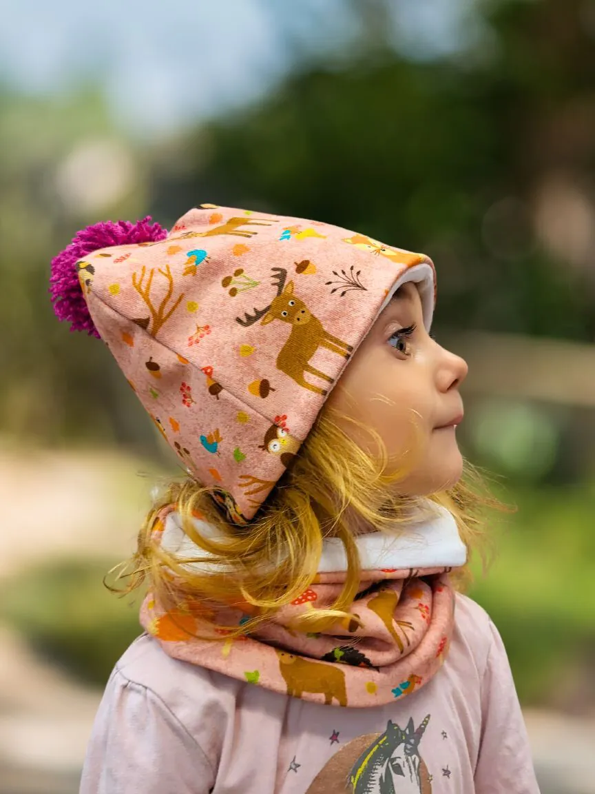 4BABIES "Édes pagony" téli sapka & sál szett - Image 3