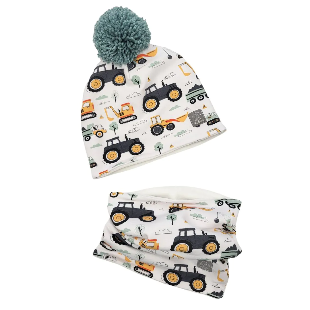 4BABIES "Traki" téli sapka & sál szett