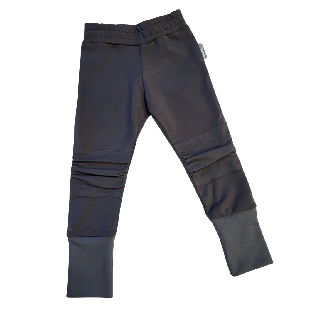 4BABIES "Rosszcsont" térdfoltos szabadidő nadrág, grafit