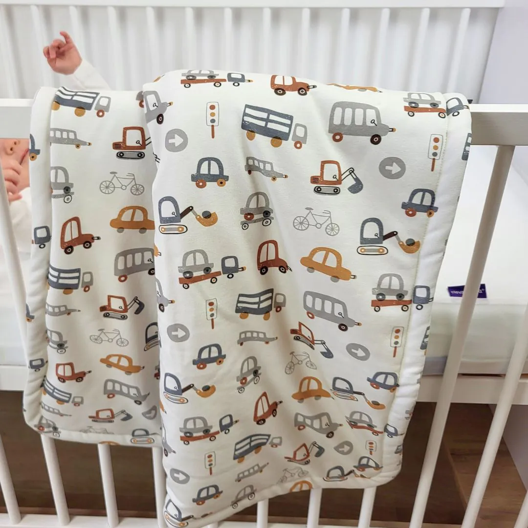 4BABIES "Csúcsforgalom" babatakaró, 65x75cm - Image 2