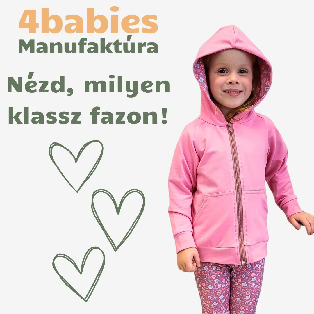 4BABIES Thermo cipzáras pulóver, mályva - Image 3