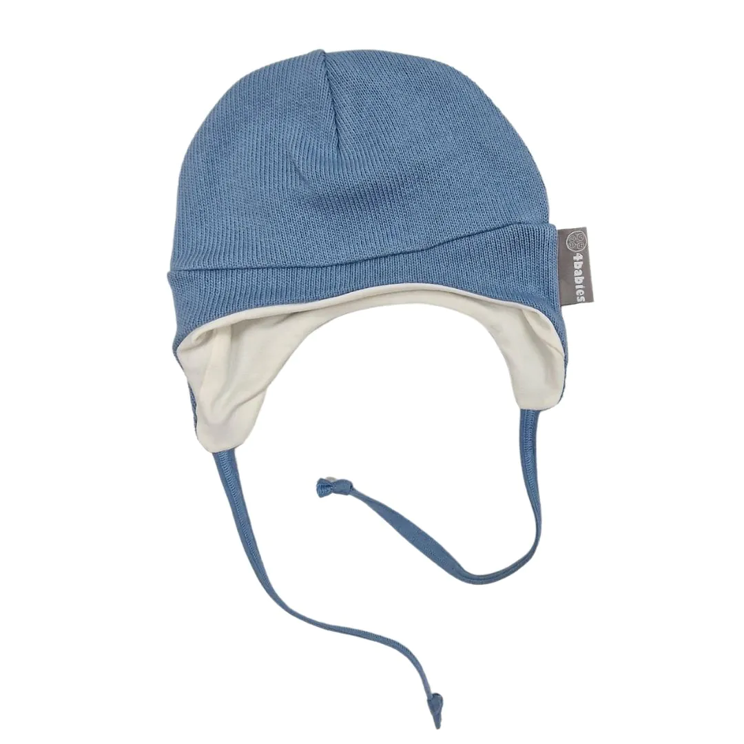 4BABIES Babasapka, kék kötött