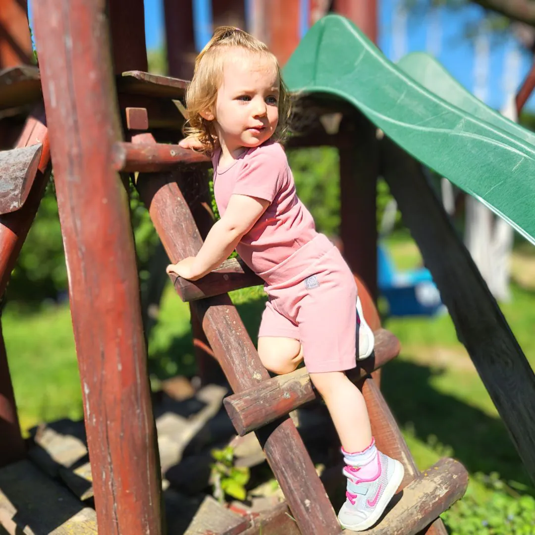 4BABIES Biciklis rövidnadrág, old rose - Image 2