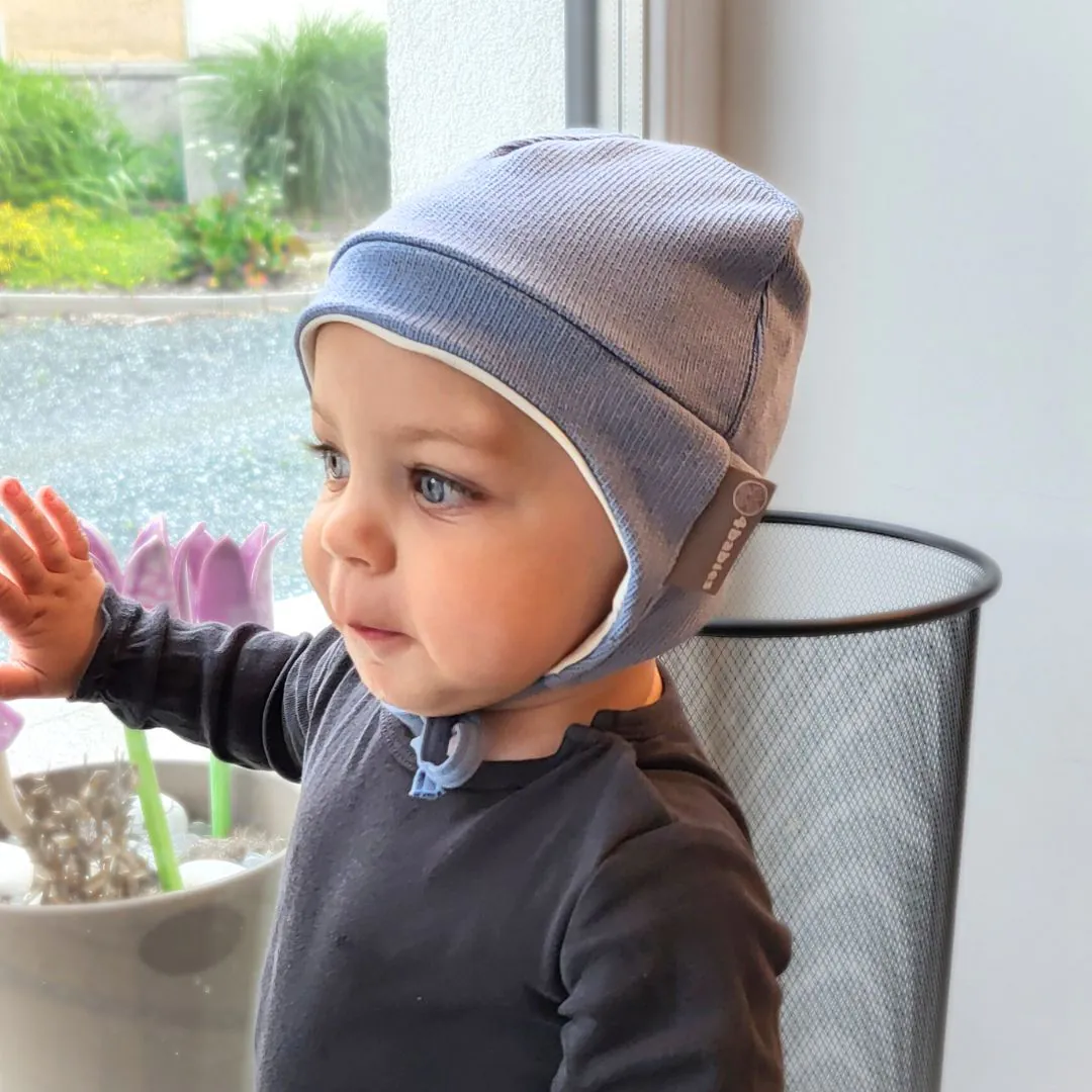 4BABIES Babasapka, kék kötött - Image 2