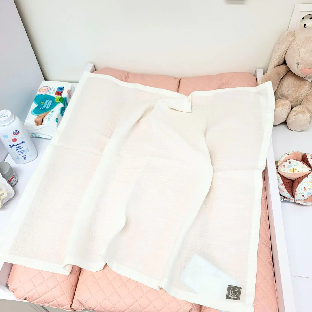 4BABIES Duplagéz pelenka, ecrü - Image 3