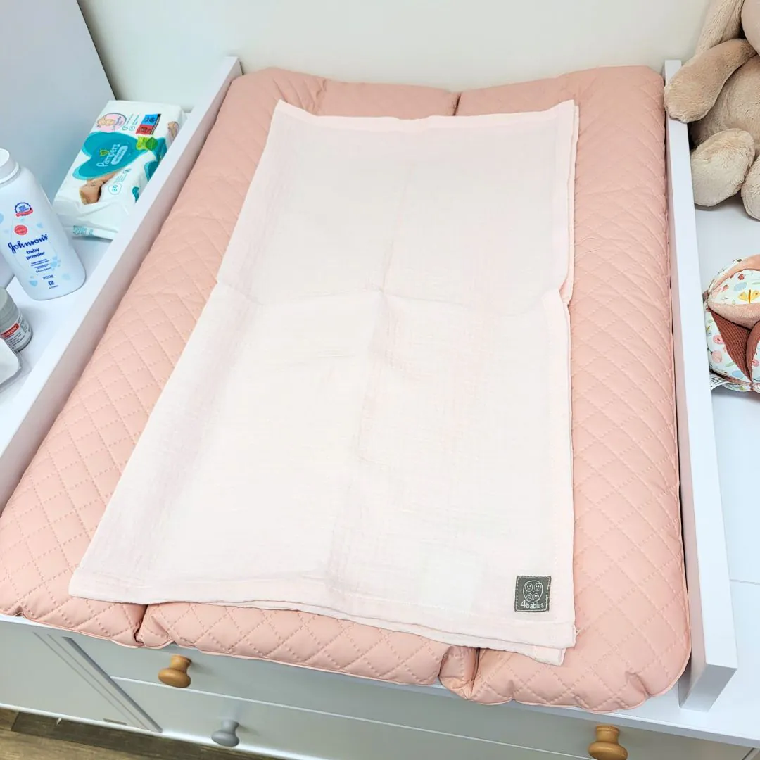 4BABIES Duplagéz pelenka, világos rózsaszín - Image 2