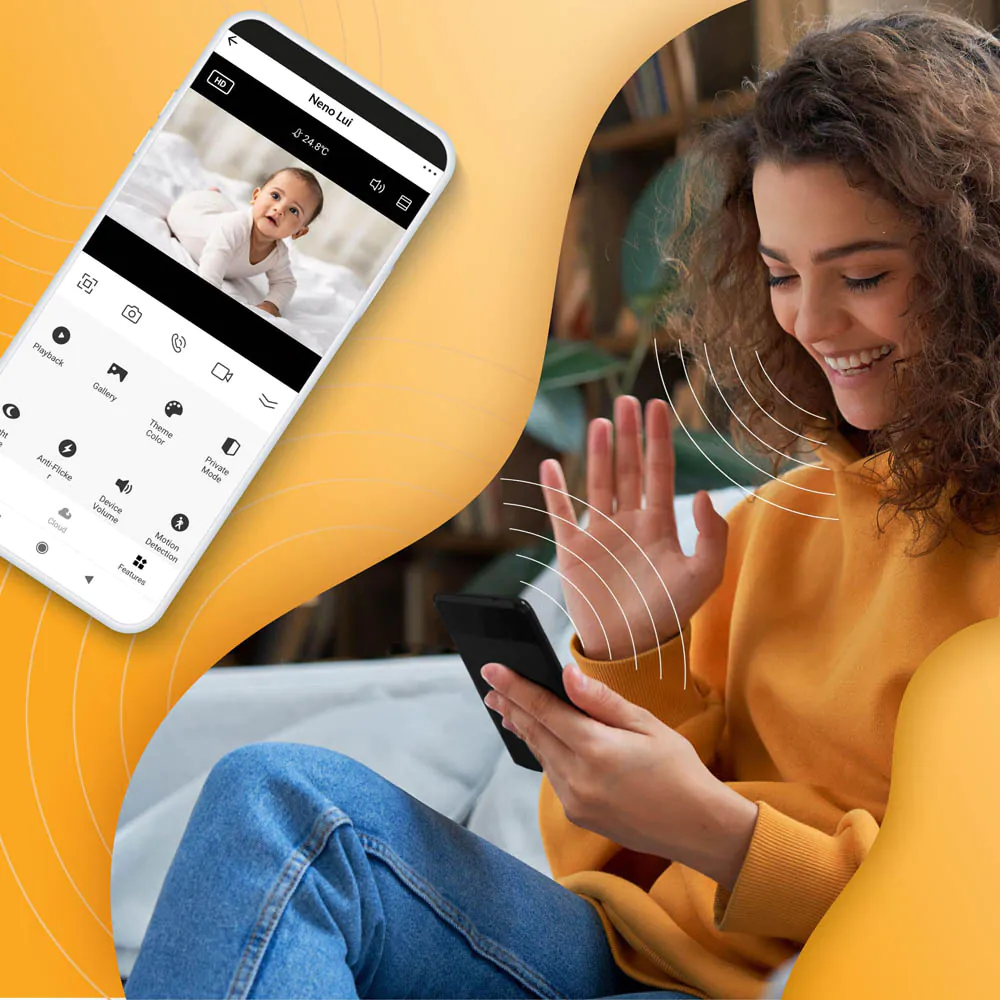 NENO Lui wifi kamerás bébiőr - Image 9