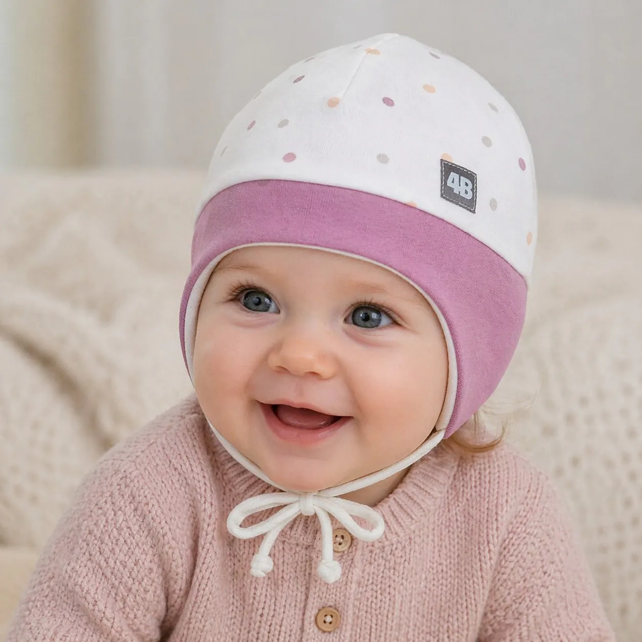 4BABIES "Pöttyöcskék" babasapka - Image 2