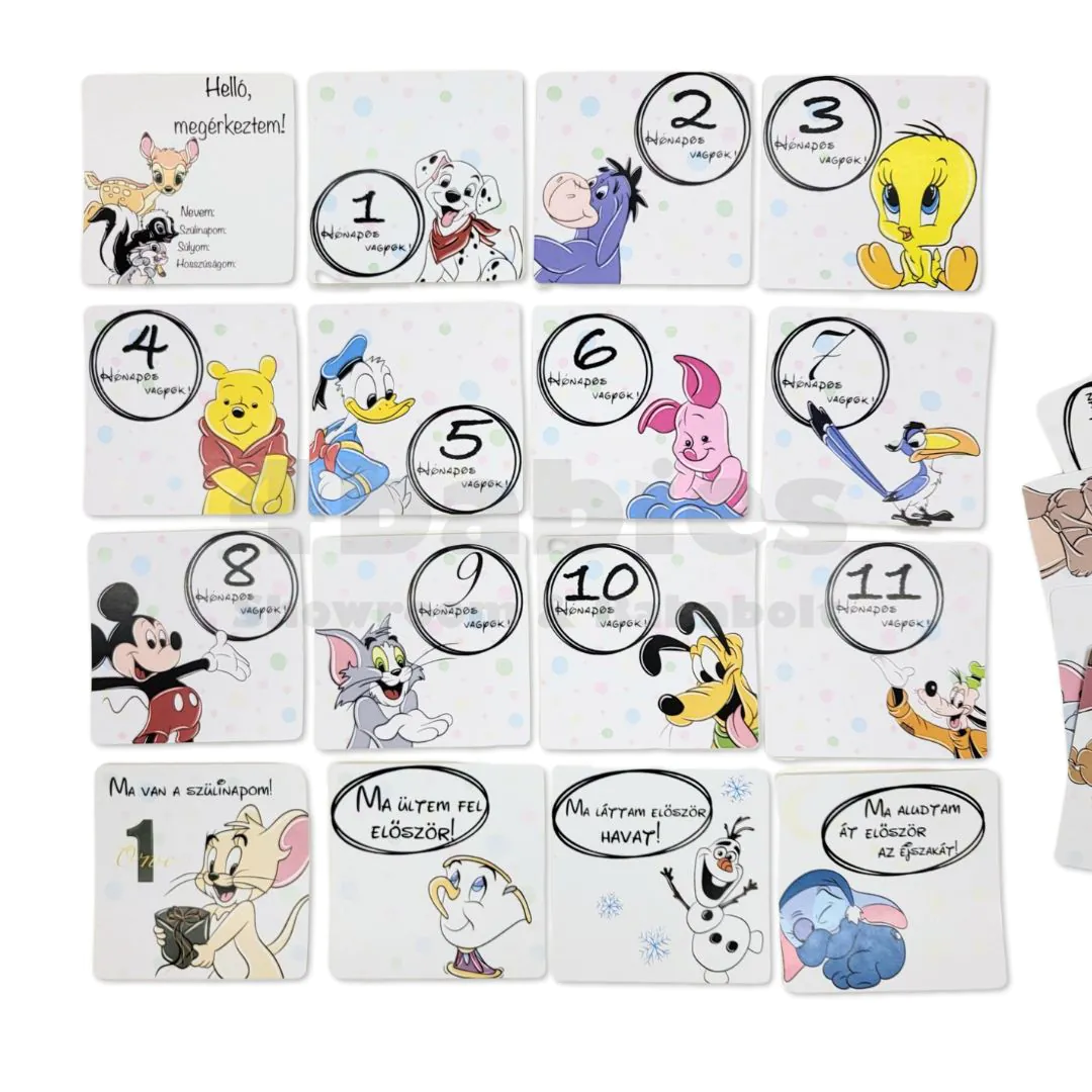 Mérföldkő kártyák