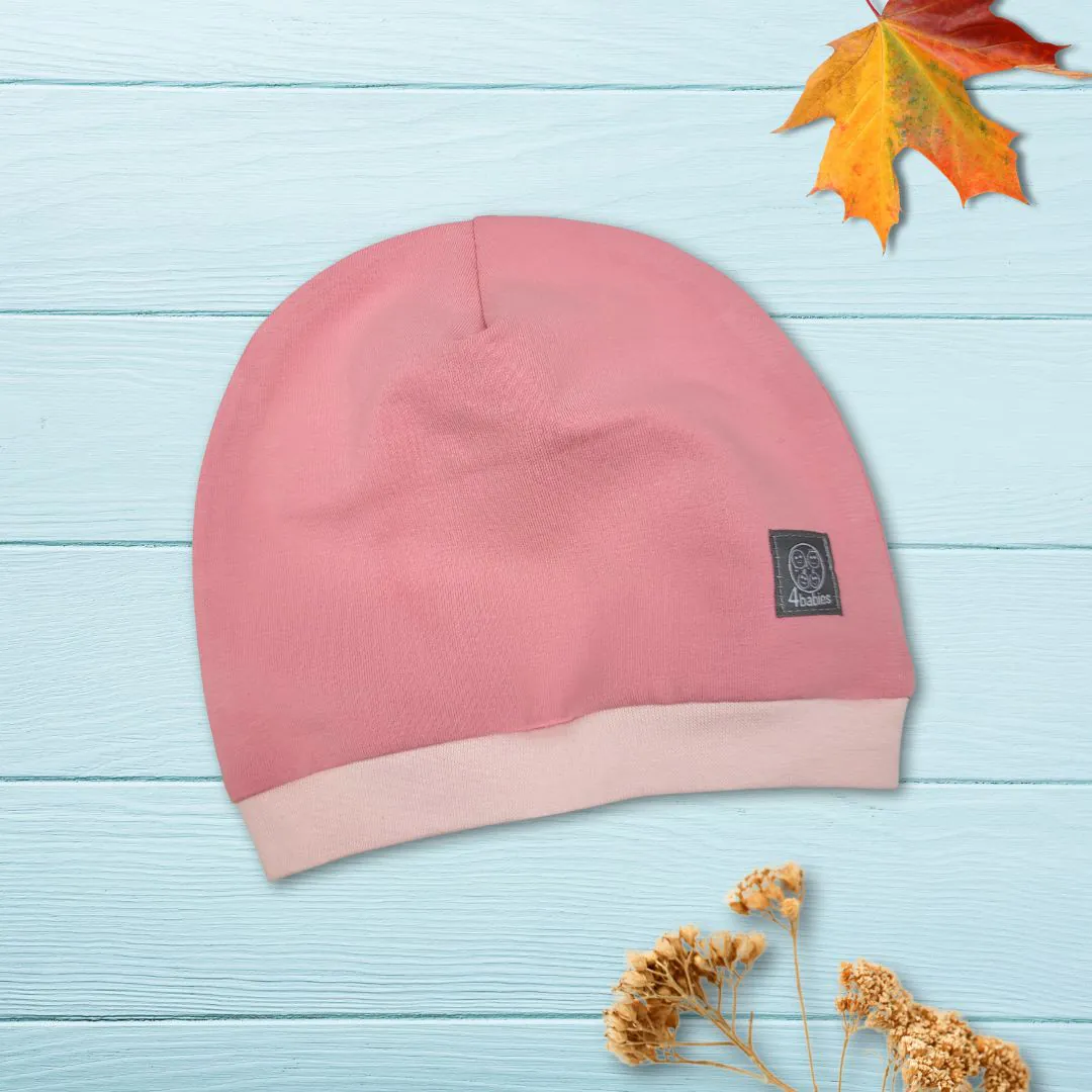 4BABIES Egyrétegű sapka, oldrose- pasztell rózsaszín - Image 3