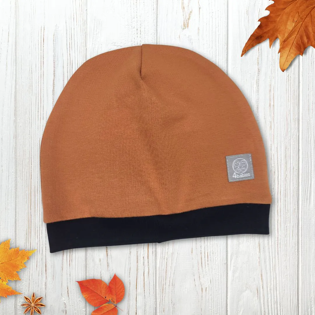 4BABIES Egyrétegű sapka, karamell-fekete - Image 2