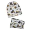 4BABIES "Dínók" sapka & sál szett