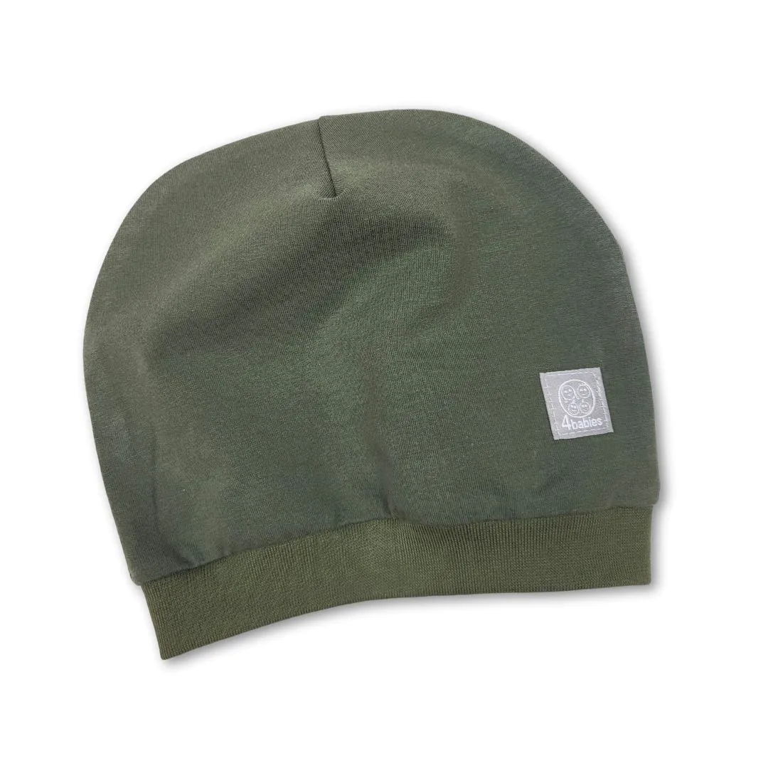 4BABIES Egyrétegű sapka, sötétzöld