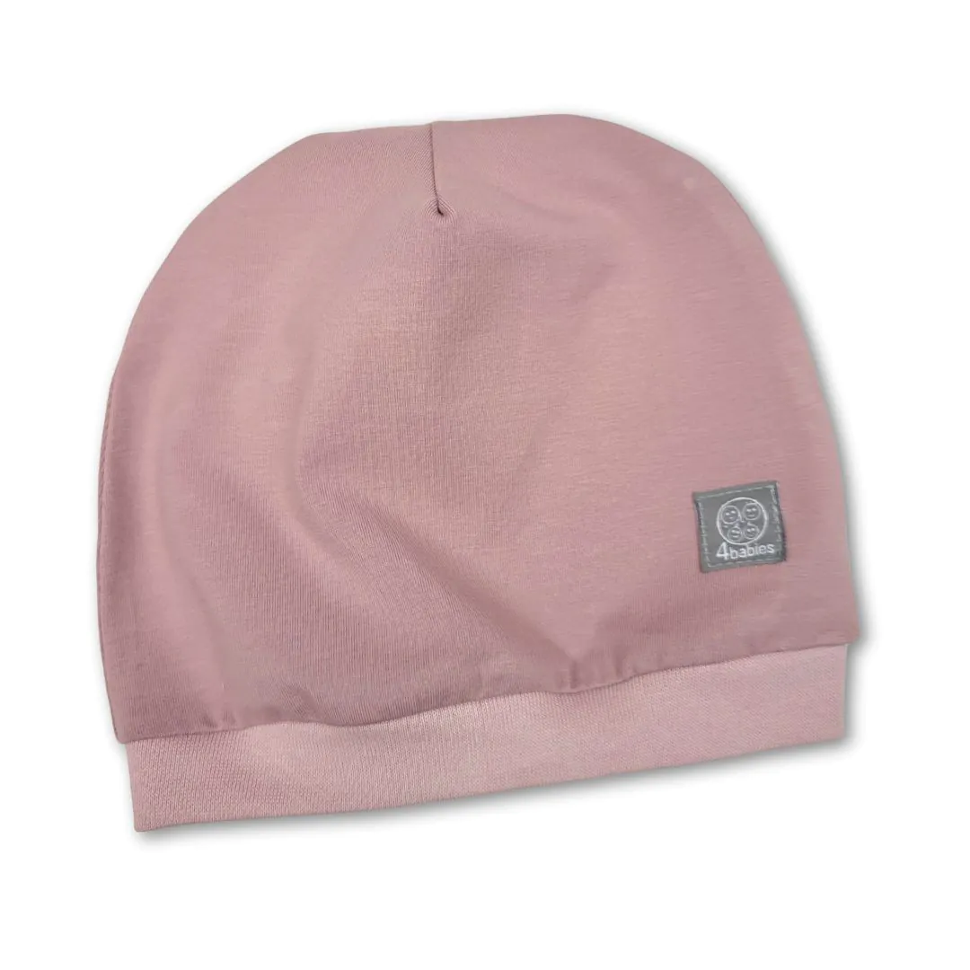 4BABIES Egyrétegű sapka, tört rózsaszín