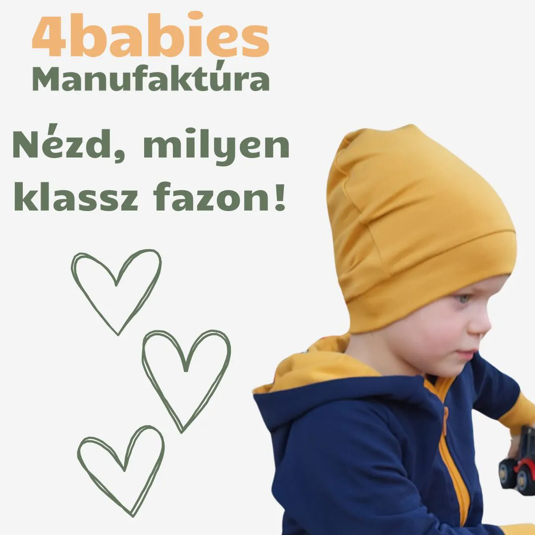 4BABIES "Traki" egyrétegű sapka - Image 3