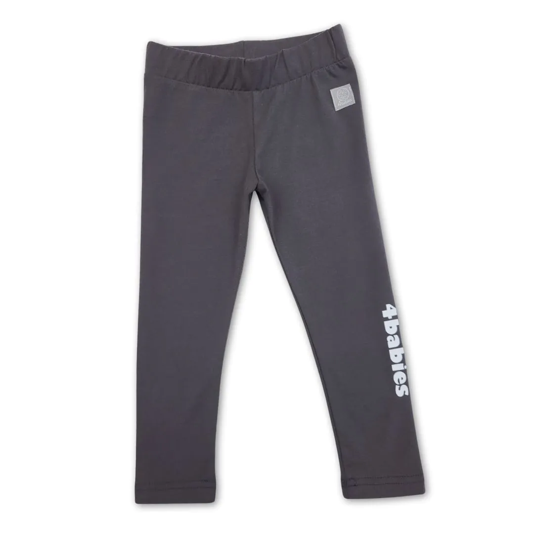 4BABIES Leggings, grafitszürke