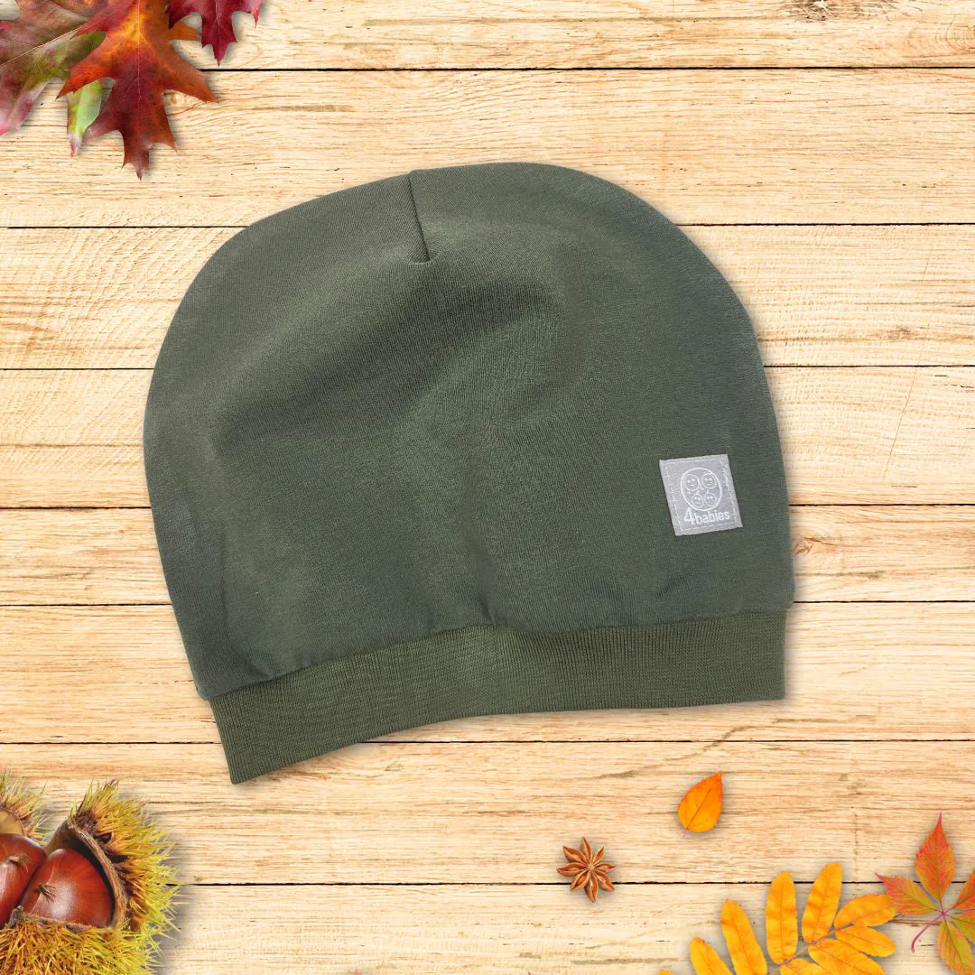 4BABIES Egyrétegű sapka, sötétzöld - Image 2