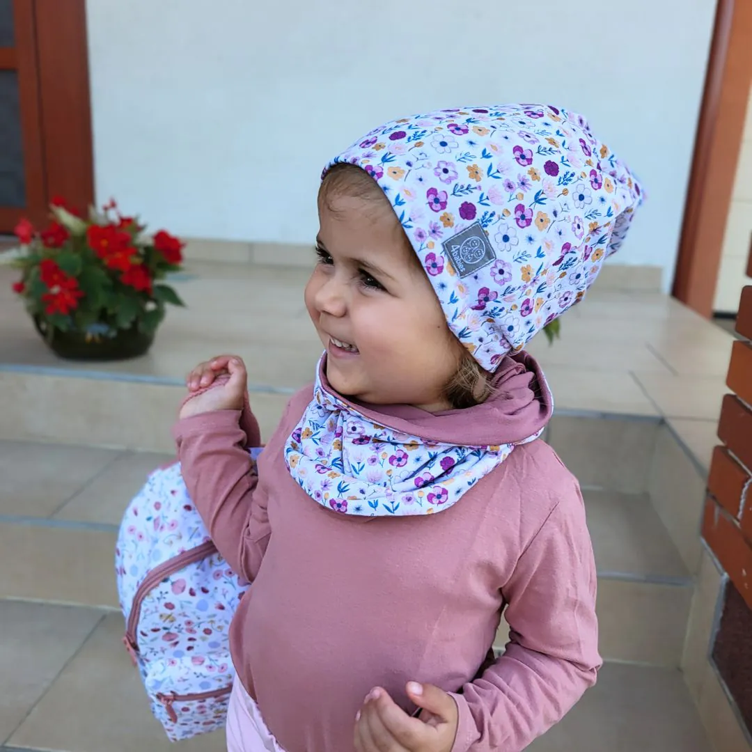 4BABIES "Vidám virágok" sapka & sál szett - Image 2