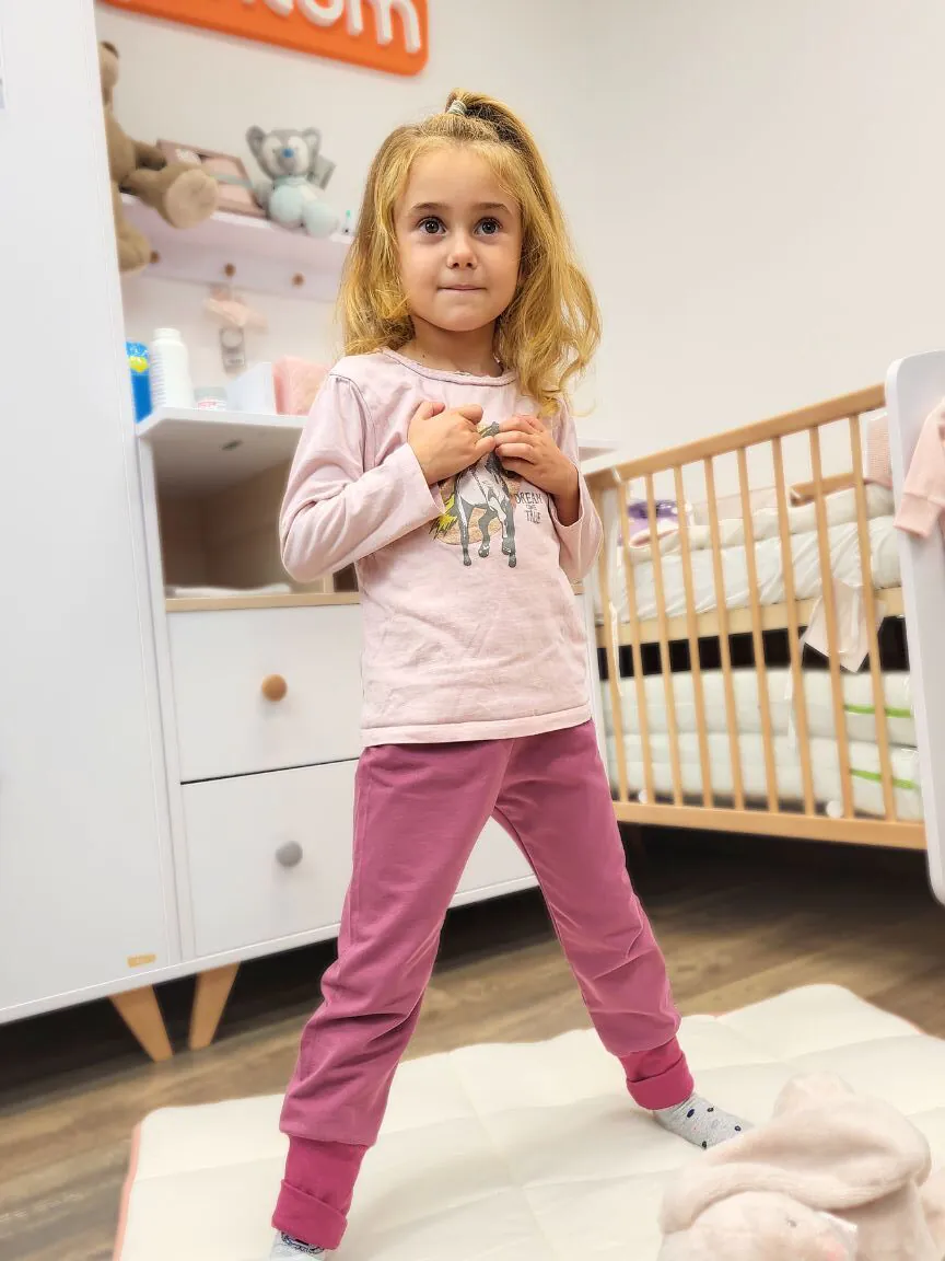 4BABIES Szabadidő nadrág, mályva - Image 2