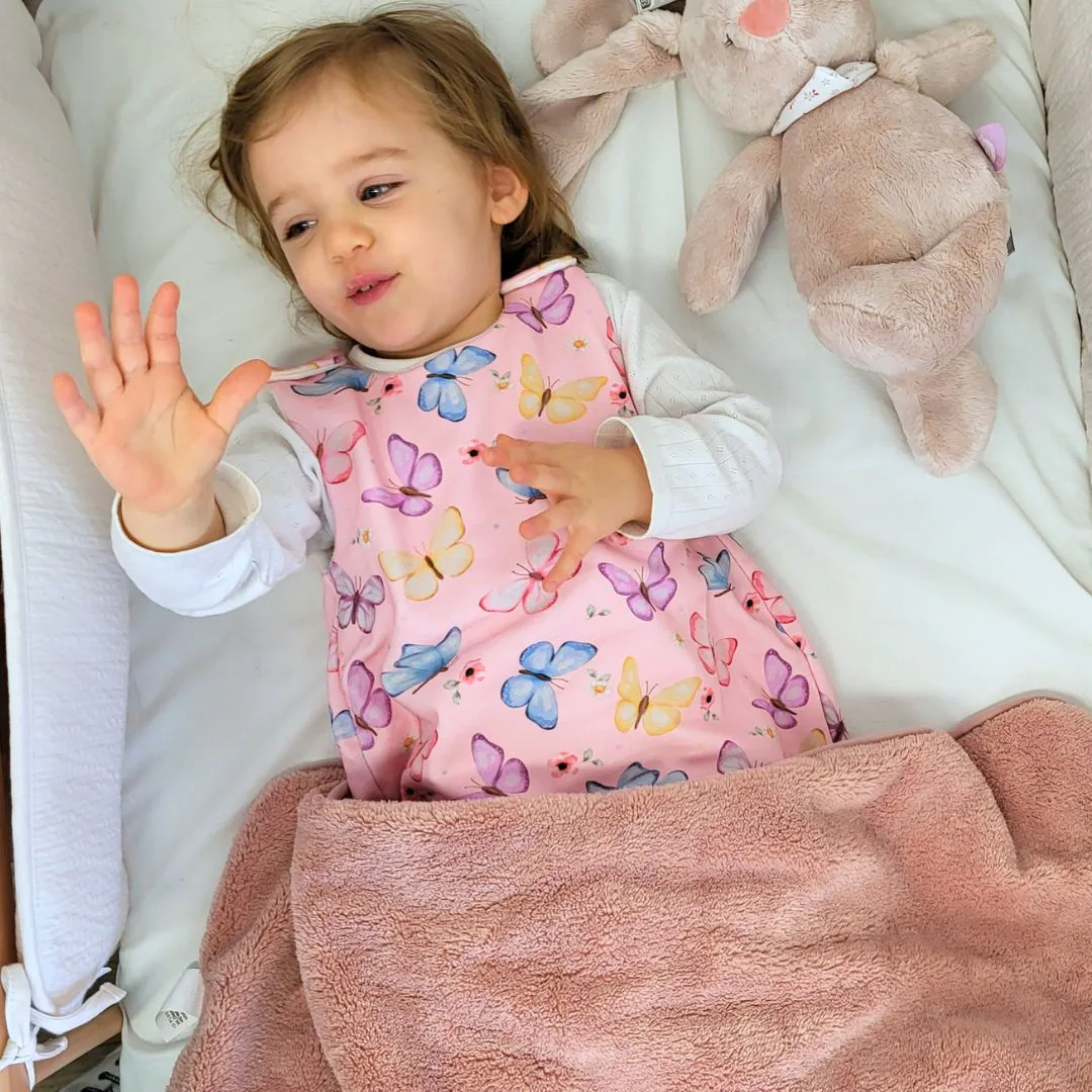 4BABIES "Vidám pillangók" egyrétegű tipegő hálózsák - Image 4