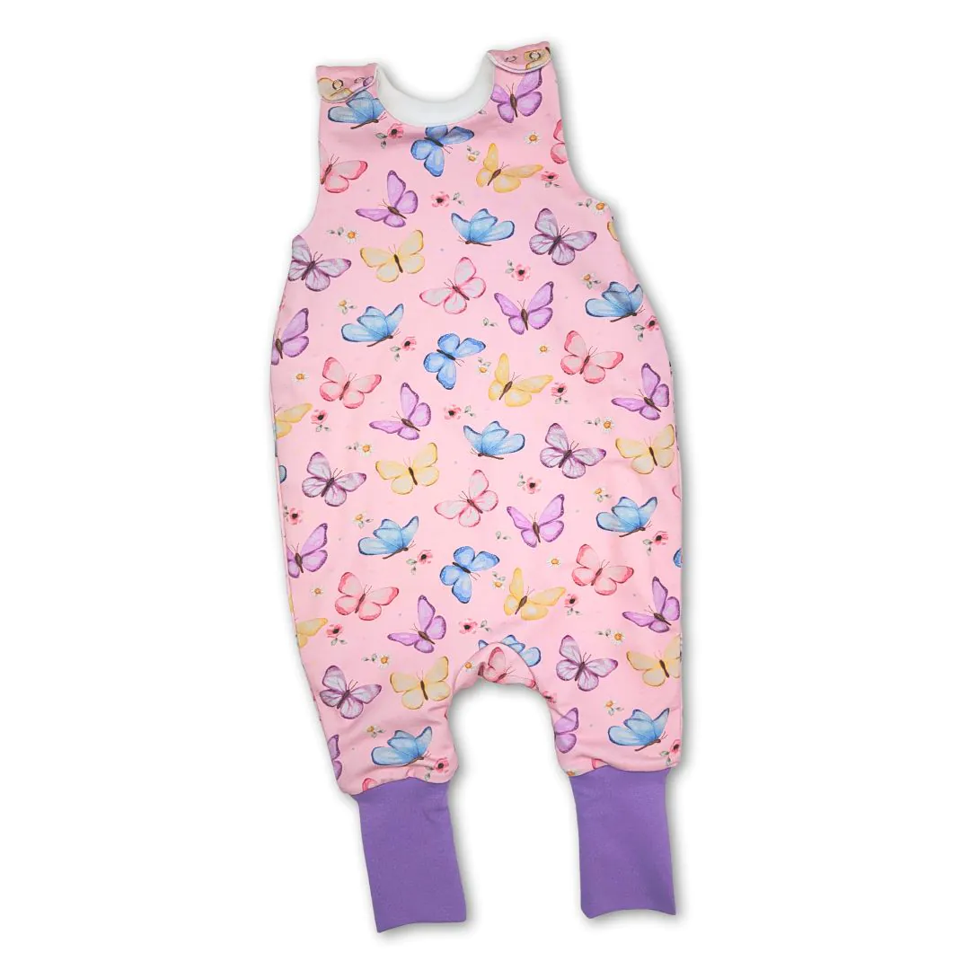 4BABIES "Vidám pillangók" egyrétegű tipegő hálózsák