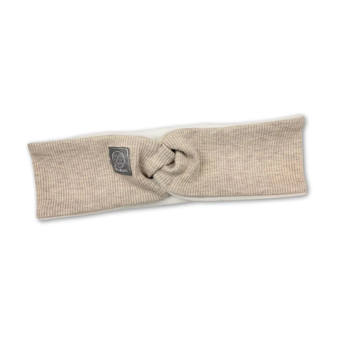 4BABIES Fülpánt, bézs bordás