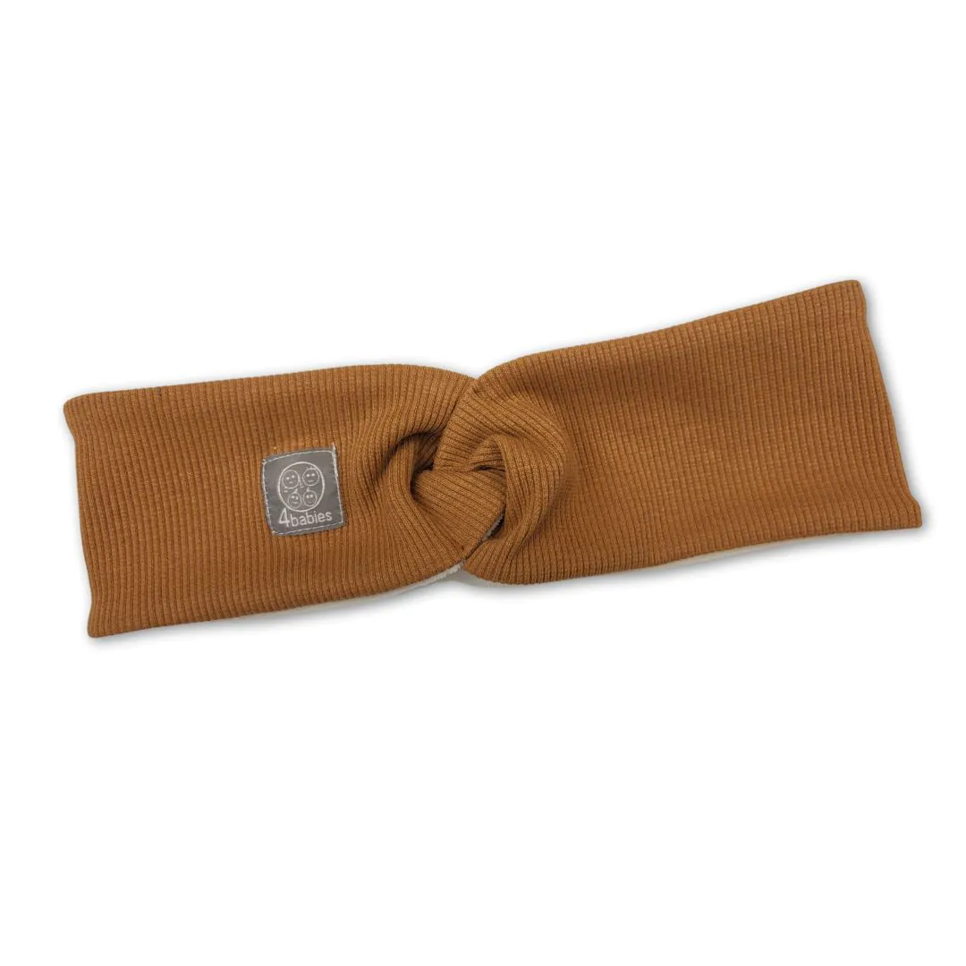 4BABIES Fülpánt, karamell bordás