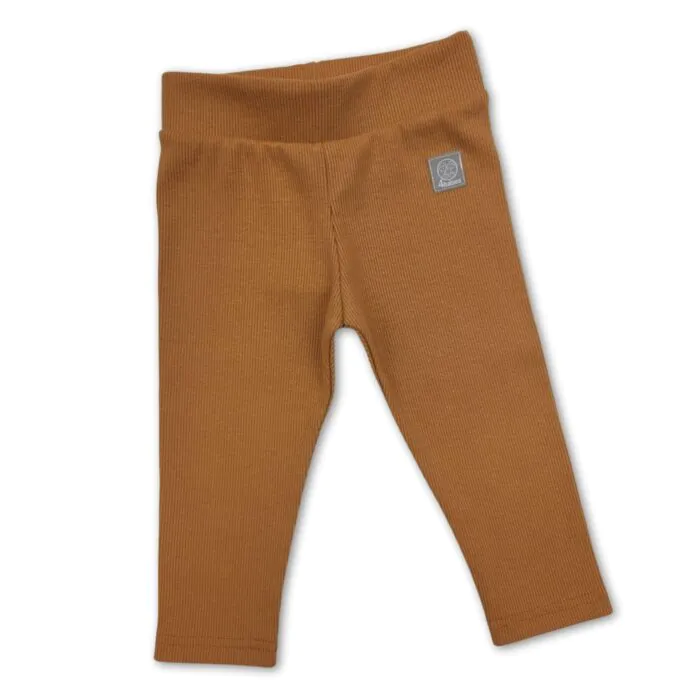 4BABIES Leggings, karamell bordás