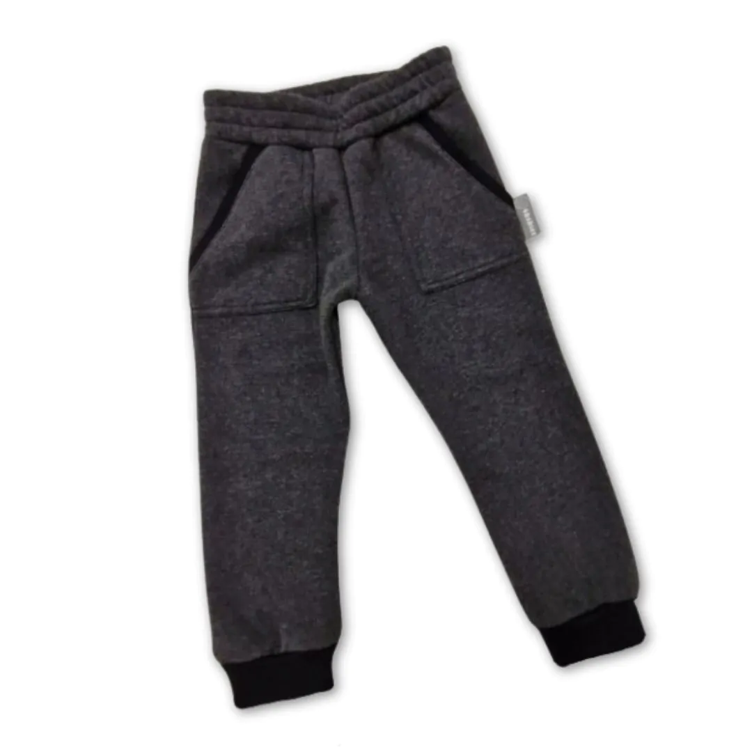 4BABIES Bolyhos szabadidő nadrág, sötét szürke