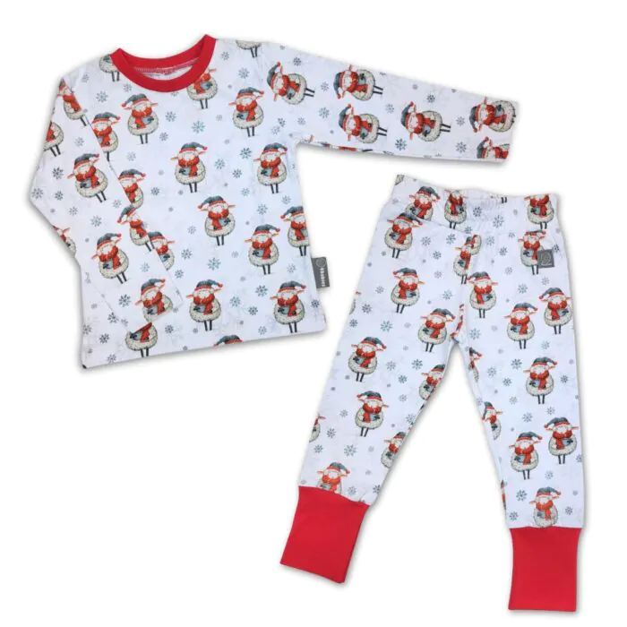 4BABIES "Téli barik" kislány pizsama szett