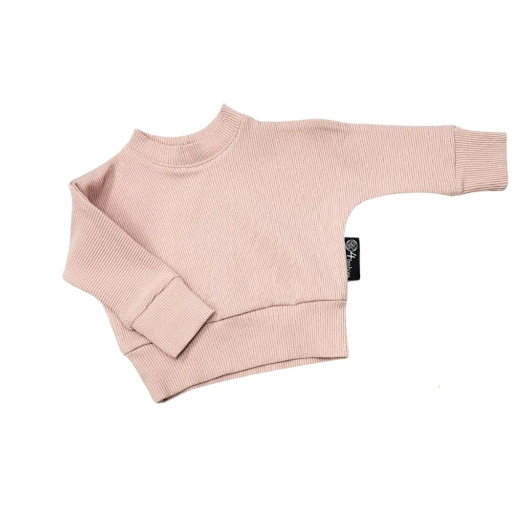 4BABIES Babapulcsi, rózsaszín bordás