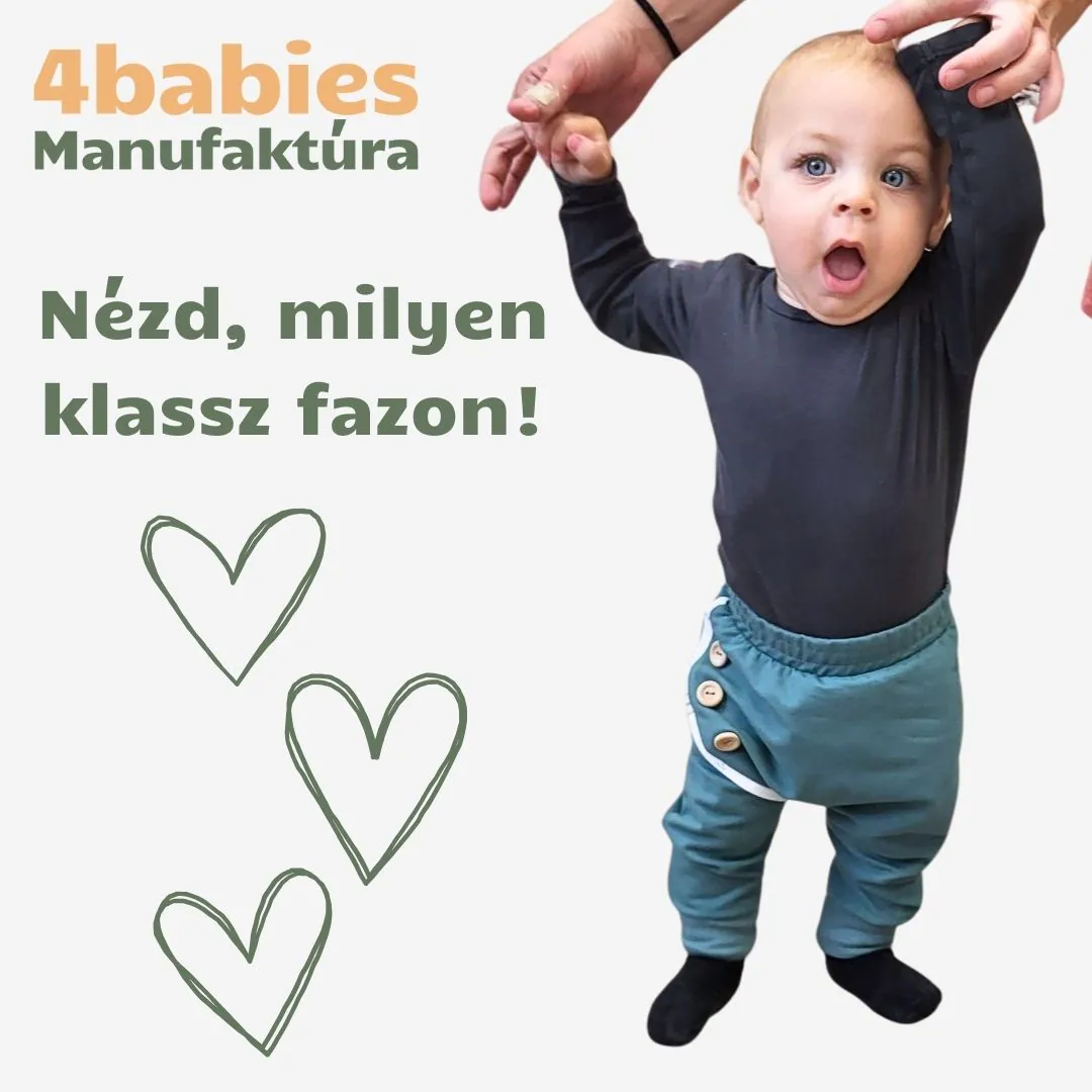 4BABIES TotyogNaci, melírozott kékesszürke - Image 2