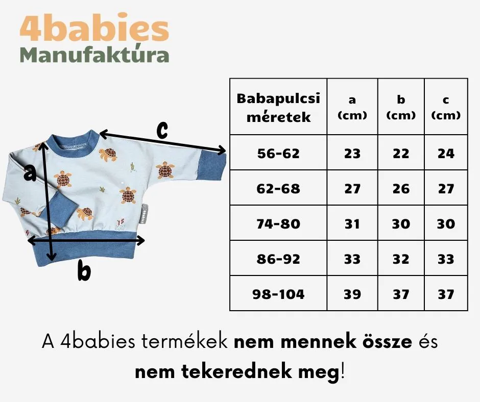 4BABIES Babapulcsi, karamell bordás - Image 5