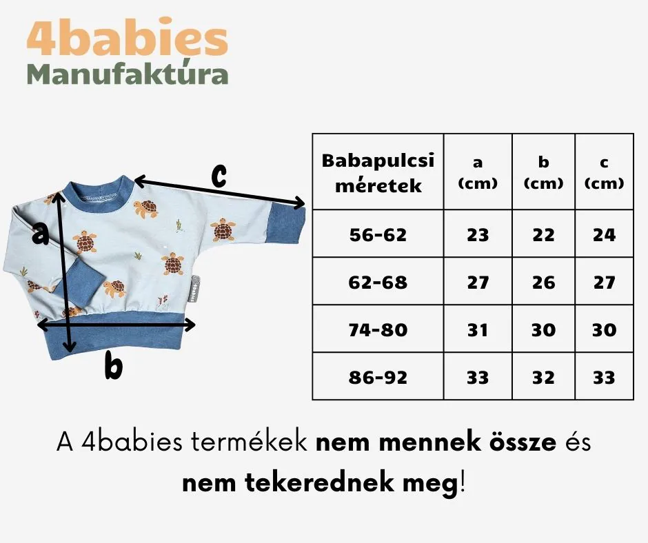 4BABIES Babapulcsi, bordás melírszürke - Image 6