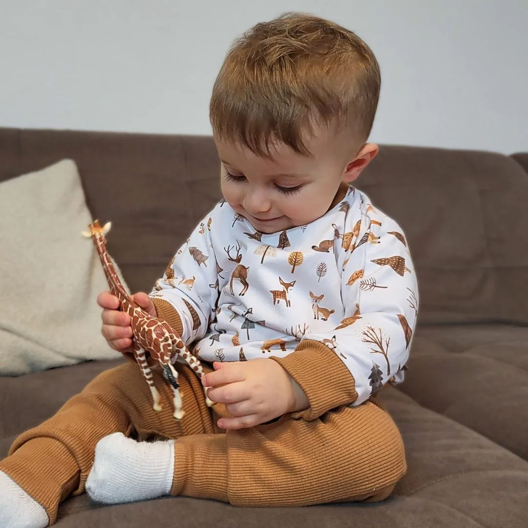 4BABIES Háremnadrág, karamell bordás - Image 2