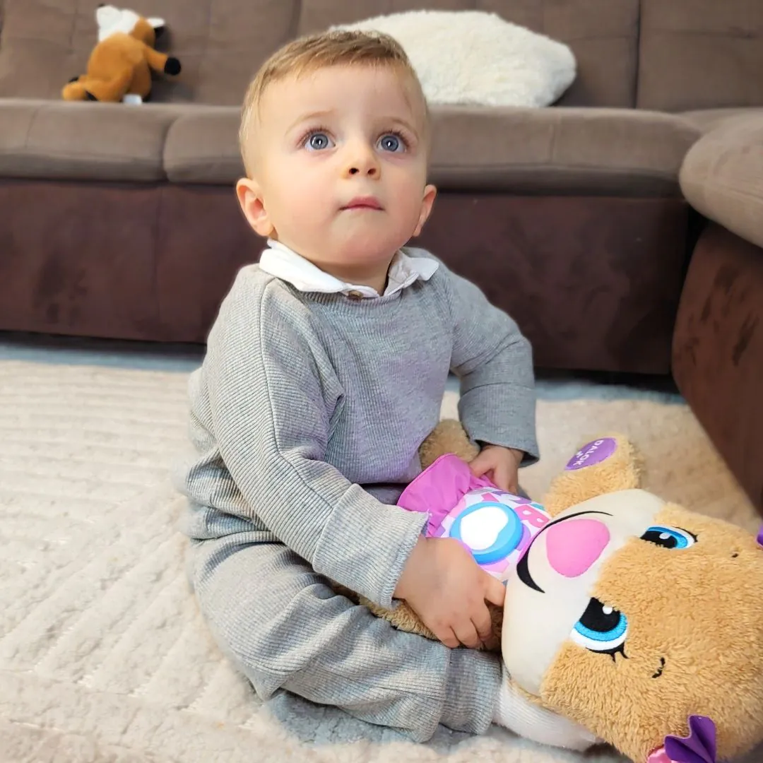 4BABIES Babapulcsi, bordás melírszürke - Image 3