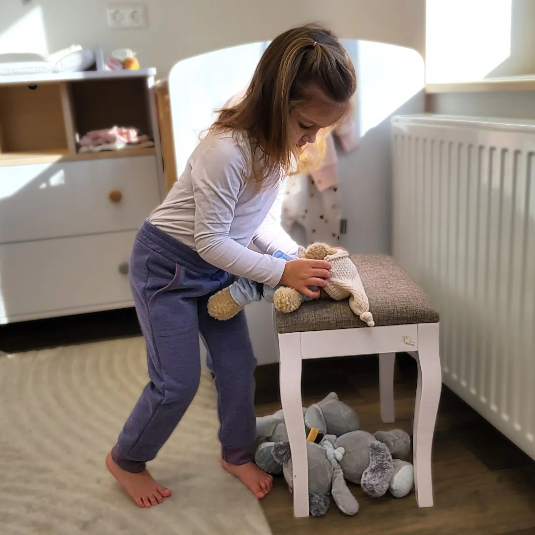 4BABIES Bolyhos szabadidő nadrág, melír lila - Image 3