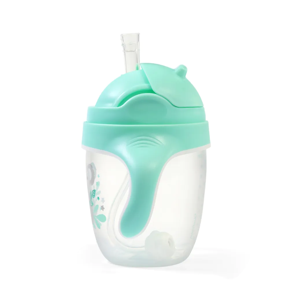 BabyOno 240ml szívószálas itatópohár, menta - Image 2