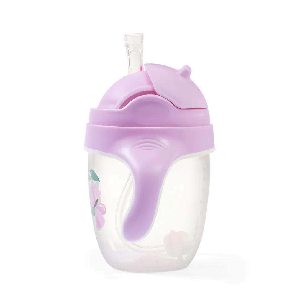 BabyOno 240ml szívószálas itatópohár, lila - Image 3