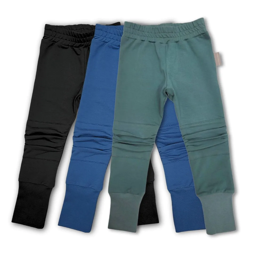 4BABIES "Rosszcsont" térdfoltos szabadidő nadrág 3-as szett, kisfiú