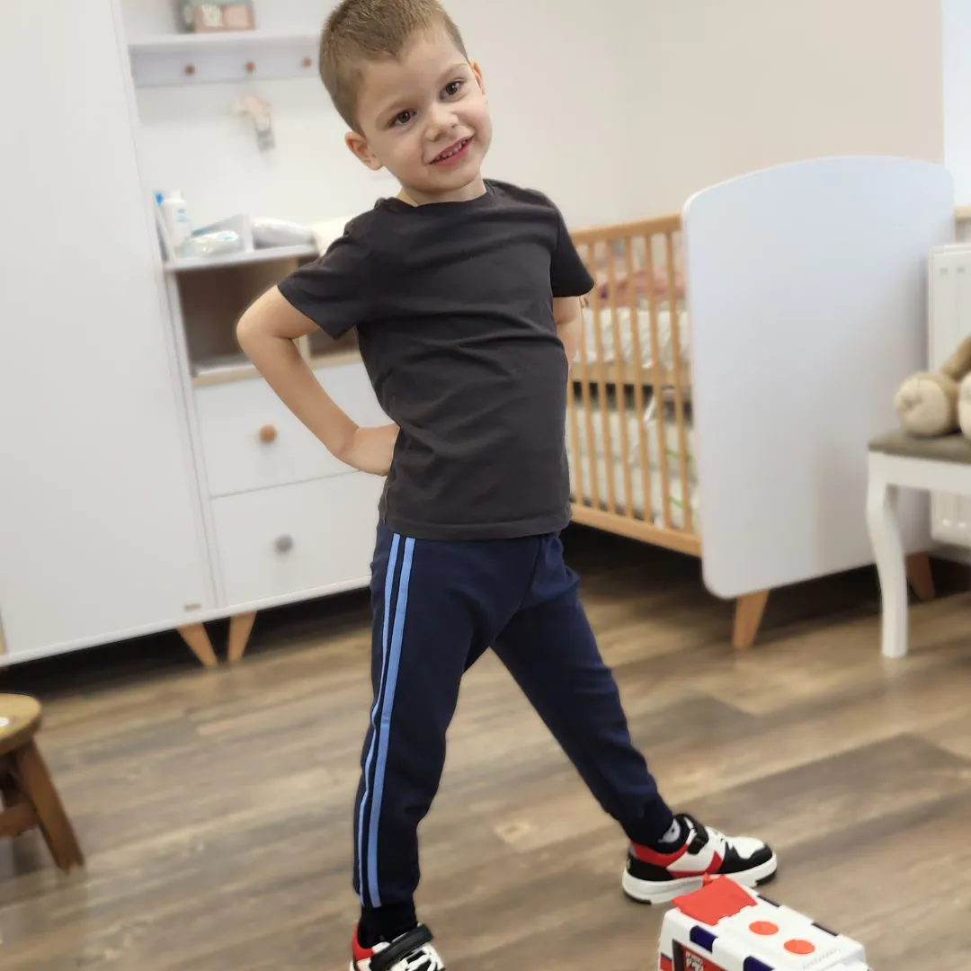 4BABIES Szabadidő nadrág, sötétkék - Image 2