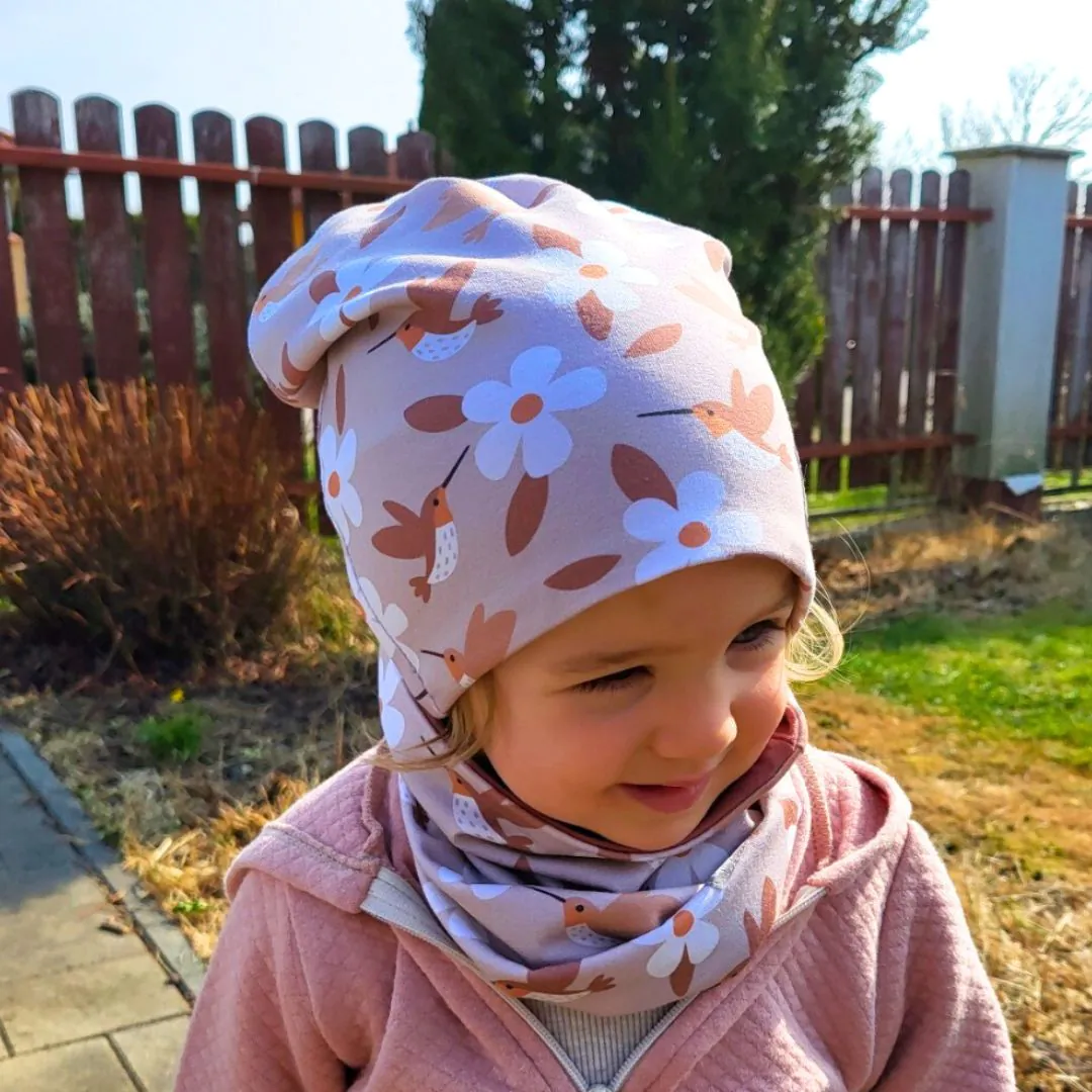 4BABIES "Kolibri" sapka & sál szett - Image 5