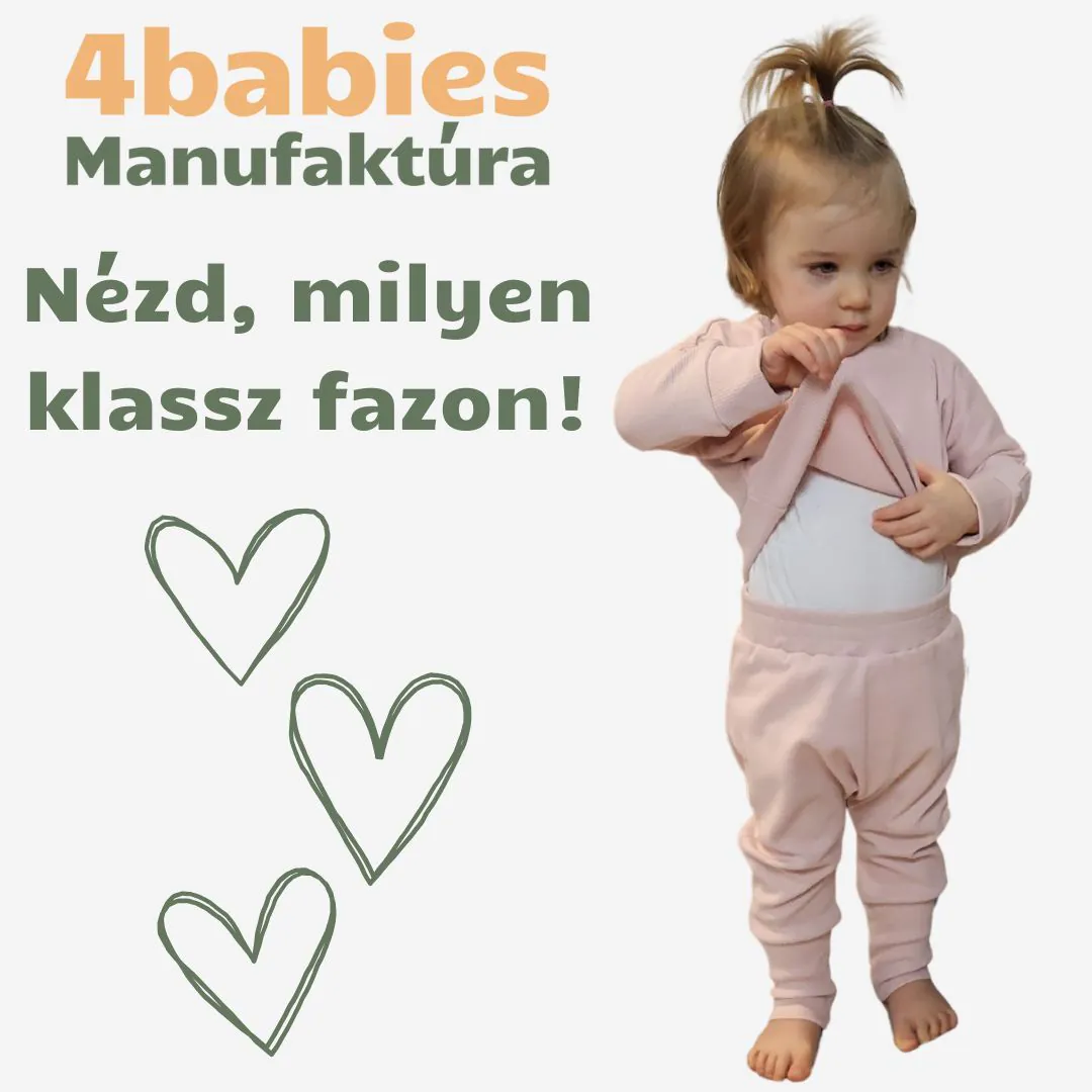 4BABIES "Virágvarázs" TotyogNaci, mályva - Image 2