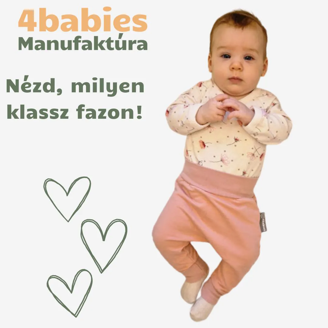 4BABIES Háremnadrág, babarózsaszín - Image 2