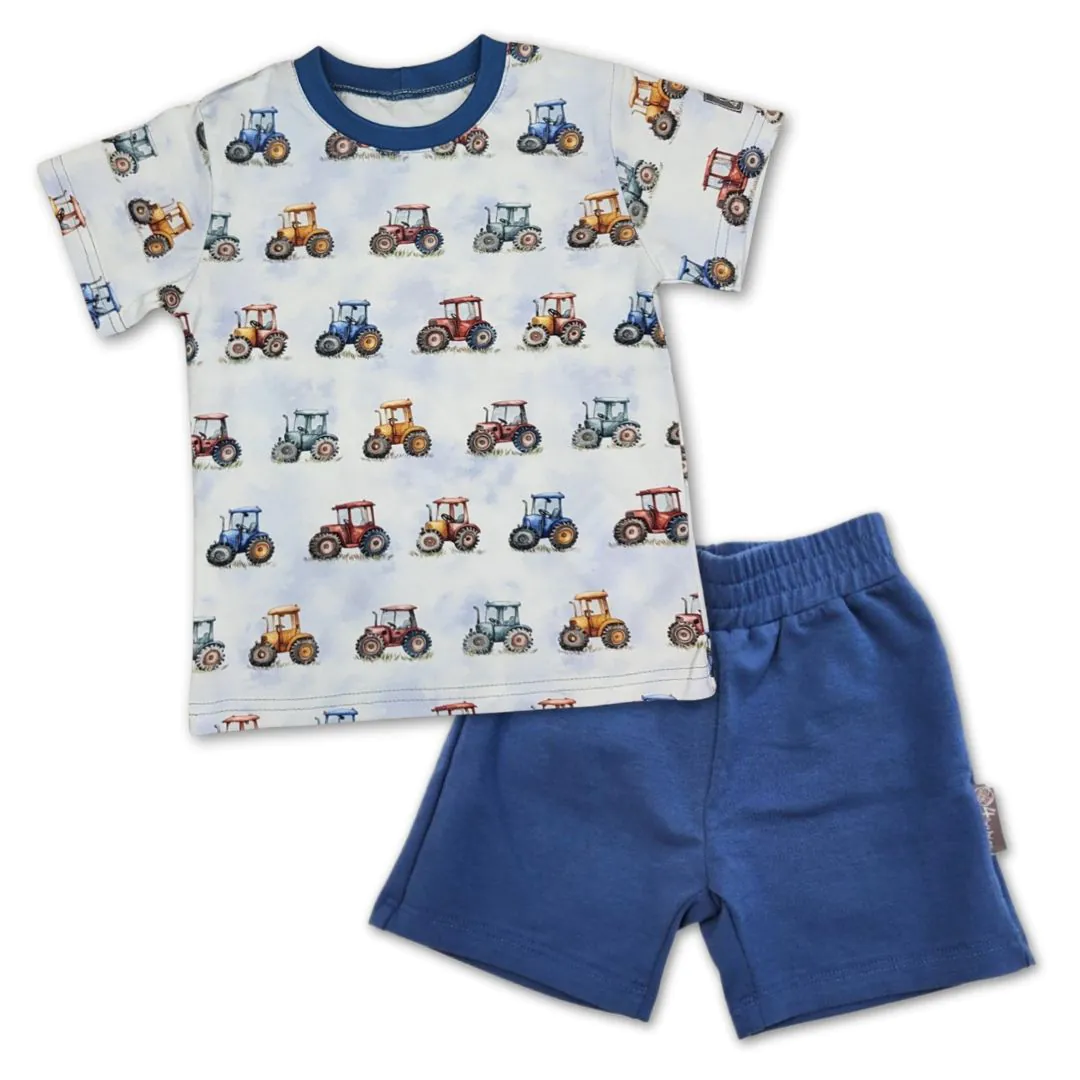 4BABIES "Traki tali" póló & rövidnadrág szett