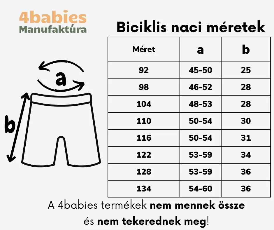 4BABIES "Vidám pillangók" biciklis rövidnadrág - Image 3