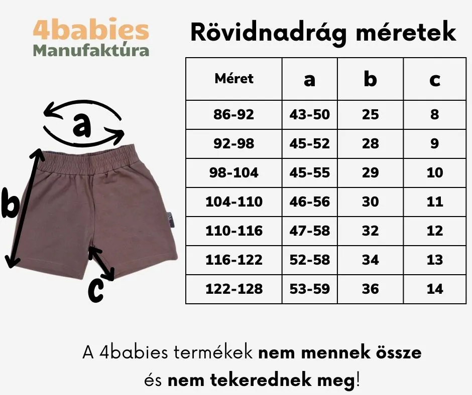 4BABIES Rövidnadrág, grafit - Image 3