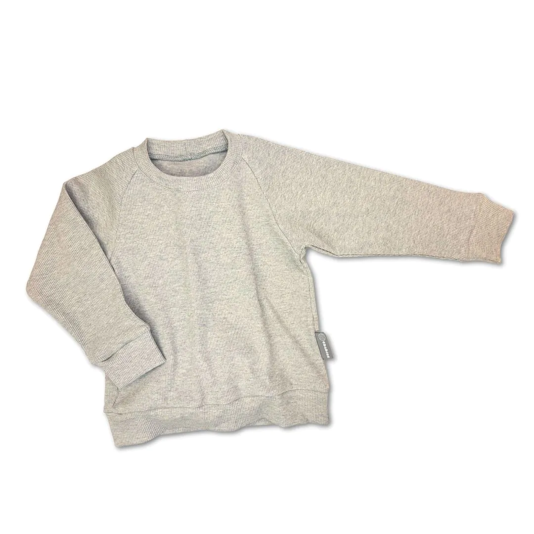 4BABIES Pulóver, bordás bézs