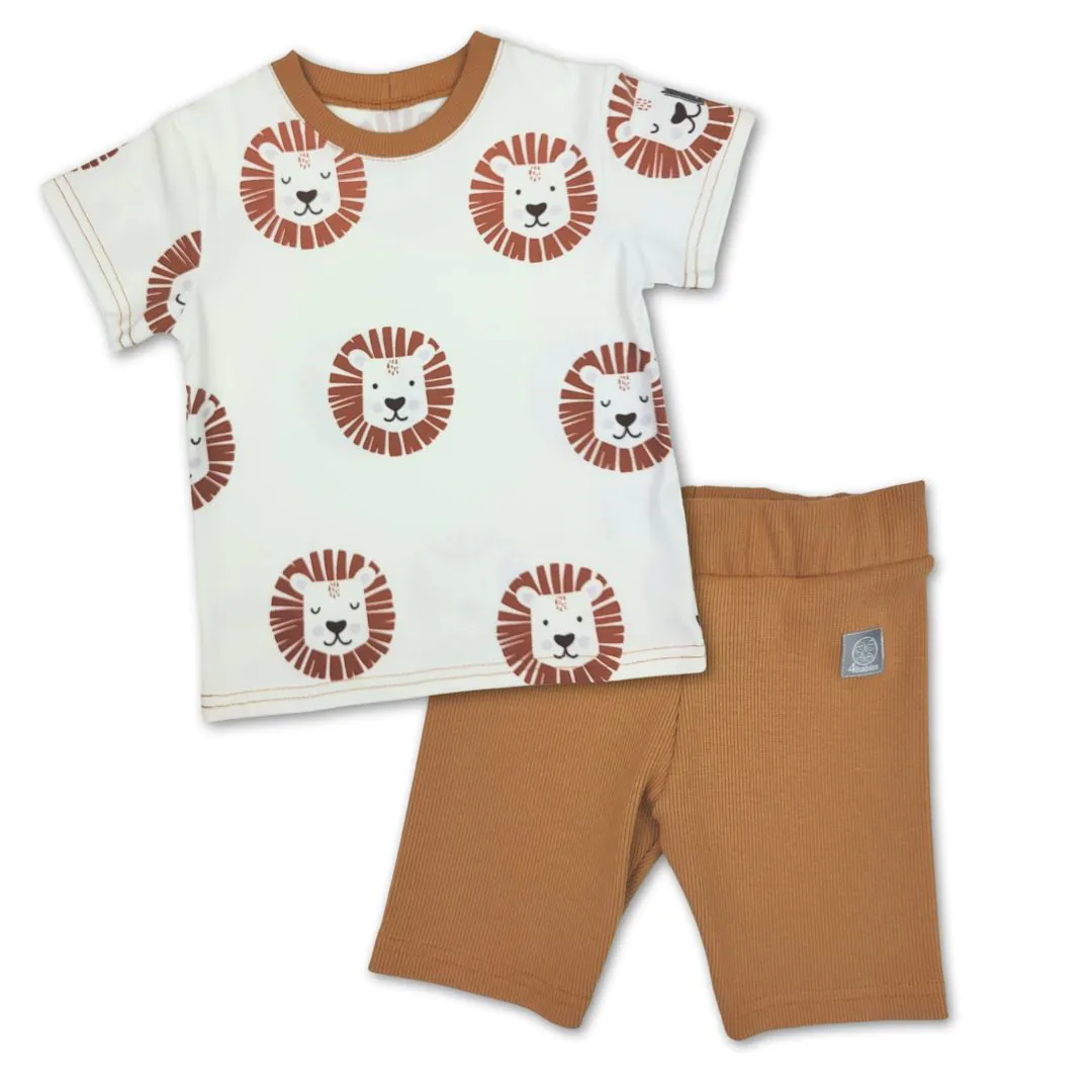 4BABIES "Leó" póló & biciklis rövidnadrág szett