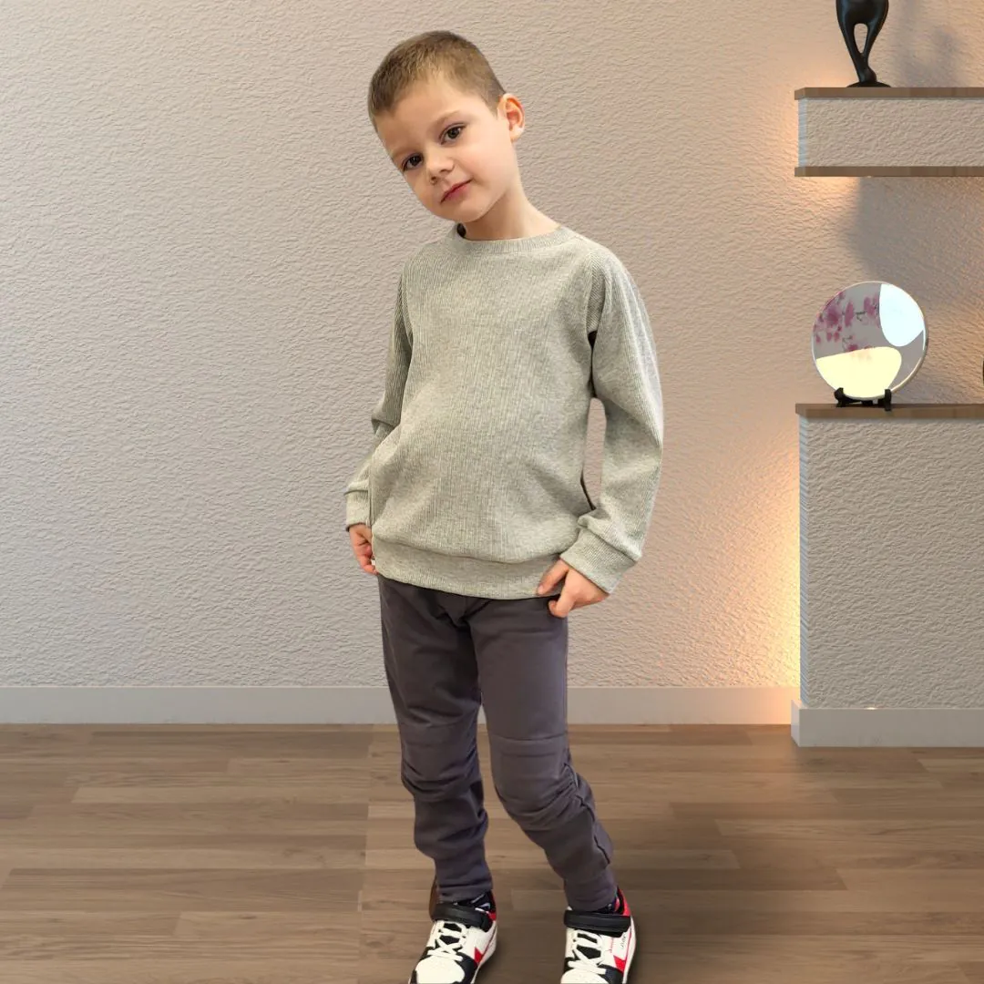 4BABIES Pulóver, bordás bézs - Image 2